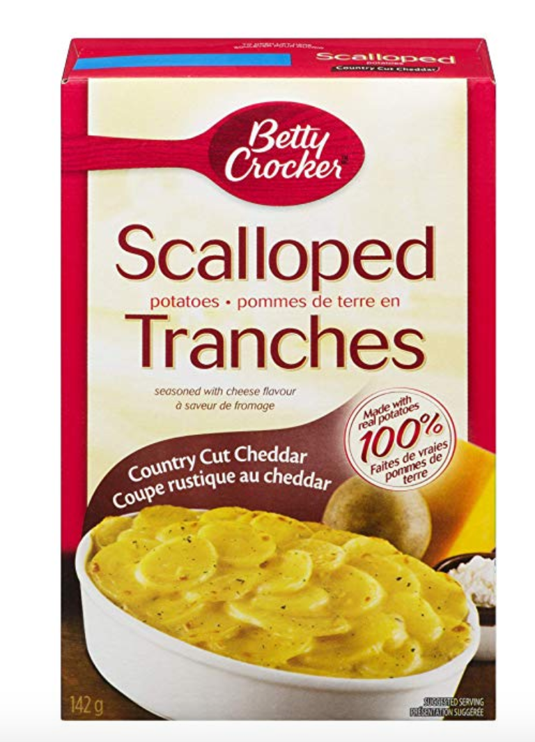 Betty Crocker Country Cut Cheddar Scalloped Potatoes, 142 Gram